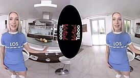virtual taboo unfolds with a wild blonde pov