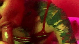 a cute tattooed milf delivers deep slobbery blowjob to young lover on valentines day 😘