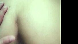 Beautiful slut gives footjob then gets fucked hard in bed!