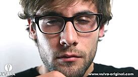 Crazy obsession with pussy scent drives him wild. He needs to inhale a real vagina deeply.