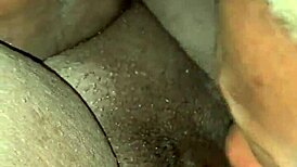 Blonde bbw milf moans while eating wet pussy