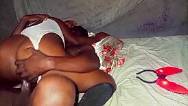 Chubby Amateur Bends Over for Doggystyle with Monster Cock. Her Tight Pussy Stretches Wide.