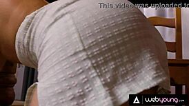 hey, check haley reed and liz jordan munching pussy under the kitchen table, so hot! 😜