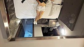 entering a hotel for the first time