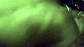 My petite ebony Jackie sucks cock