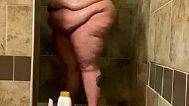 treylongzxxx feels intense passion showering with redhead bbw in public