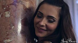 brunette alexis brill's violin lesson turns intriguing