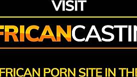 red haired african tempts with dress during job interview fuck