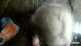 Hey, check these hot beach sex moments with a blonde milf!