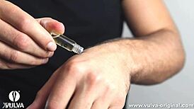 Crazy obsession with pussy scent drives him wild. He needs to inhale a real vagina deeply.