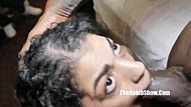 these phat booty ebony sluts SLURP on that BBC king kreme