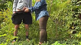 Gentle touch of stepmother on public street