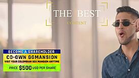 Cute brunette lesbians flaunt beautiful asses