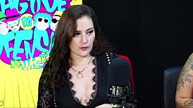 Sliding in and out of her ass gently