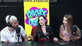 Sliding in and out of her ass gently