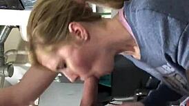 mase619 uses the hairdresser in bent over doggystyle action