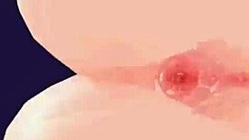 beautiful anime girl dances erotically in public outdoor setting