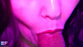 Want to see a gentle close-up blowjob ending with cum in mouth?