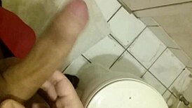 watch me stroke this big monster cock?