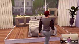 Redhead enjoys lesbian sex with boyfriend's sister in hot 3D animations!