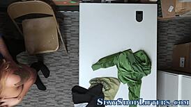 Busty Teen Plowed Hard by Mall Cop in Shop