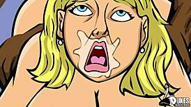 big dick bully blackmails blonde pawg milf for rough fun. wanna see her take it all? 😈