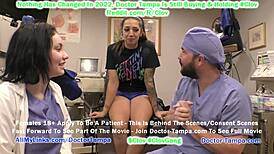 Latina Stefania Mafra boldly taken by strangers in Tampa hospital for intense sexual pleasures.