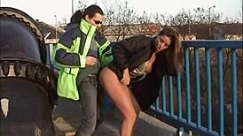 hey, this hot brunette slut is so wet and hardcore, she loves sucking my cock deep, blowing me off like crazy, and getting pounded hard in every way