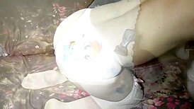 Eronekokun Masturbates In Rainbowdash Pantsu With Buttplug And Stockings!