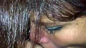 French Amateur Blowjob in Car