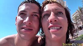 Gadis Jerman muda 18+ hisap batang POV dengan pancut muka