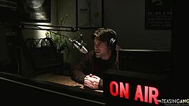 Horny Guy Bangs Busty Slut Hard in Studio