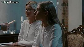 i fingered my kinky lesbian partner's pussy and asshole in stockings