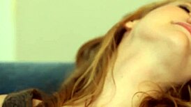 pale brunette lesbian shares intense orgasm with busty dark hair latina