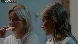 i fingered my kinky lesbian partner's pussy and asshole in stockings