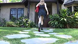 Using Her Dominance to Make Lesbian Feel Used for Rough Anal Sex