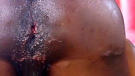 Shemale Plays with Big Fist Toy Anal Fun