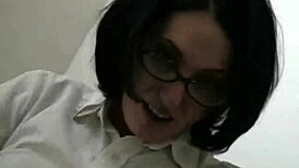 Nikki Adams Teases with a Close-Up Handjob on Petite Teen