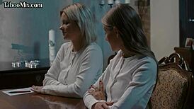 i fingered my kinky lesbian partner's pussy and asshole in stockings