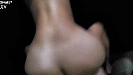 look at that horny wife bent over for doggystyle fucking