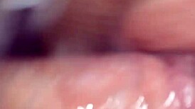 Cheating wife squirting in close-up homemade fun