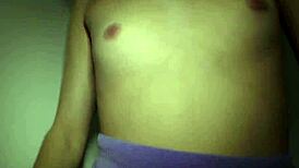 Cute blonde riding big black cock at gloryhole. Blowjob and facial action! 😏💦