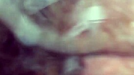 Cheating wife squirting in close-up homemade fun