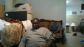 Interracial casting interview in public outdoors