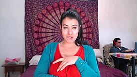 flashing my tits while stepbro works... dang, i’m so nervus!