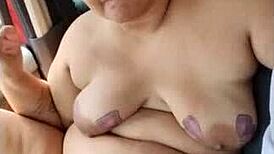 mary butterfly, naked car ride, teasing guys outside! 😜