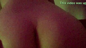 Bitch Jumps on the Dick at Night in the Dark Homemade Passion