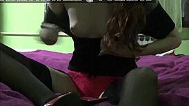 amateur in high heels gives joi stroke your cock for me