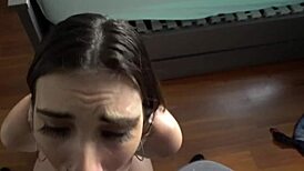 Lexxi Steele Busty Teen With Pierced Nipples Deepthroats Hard Cock For Cumshot