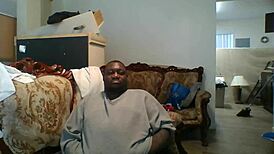 Interracial casting interview in public outdoors